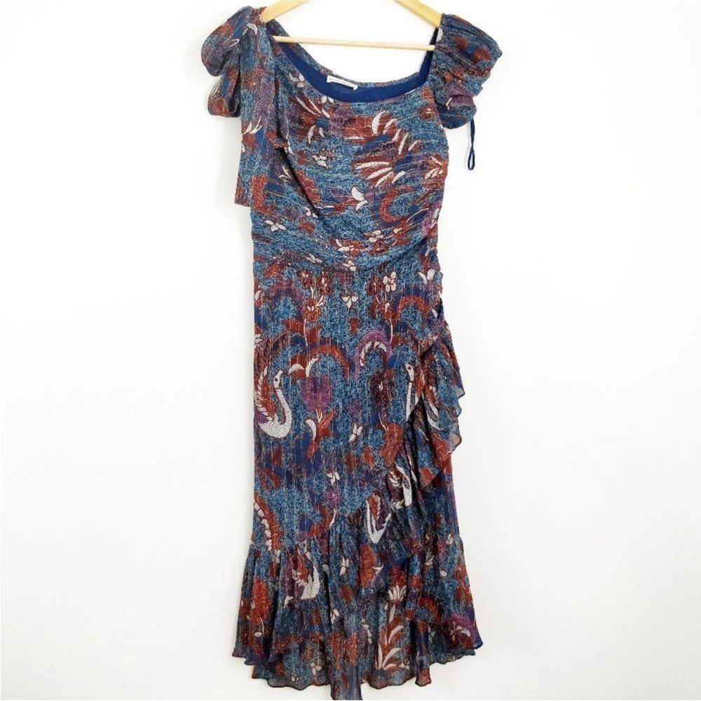 Ulla Johnson Uma Dress Azul Lurex 2 - Picture 3 of 5